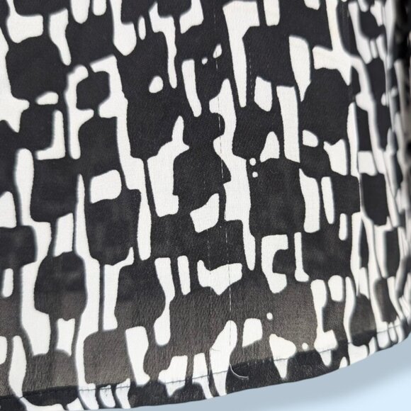 Vintage Cynthia Rowley Sheer Blouse - Picture 7 of 8